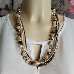 JCpenney multi layered necklace